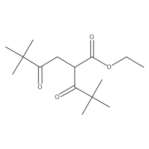 Ethyl 2-(2,2-dimethylpropanoyl)-5,5-dimethyl-4-oxohexanoate Structure