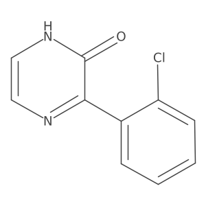 3-(2-Chlorophenyl)pyrazin-2(1H)-one结构式
