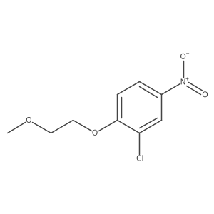 3-Chloro-4-(2-methoxyethoxy)nitrobenzene Structure