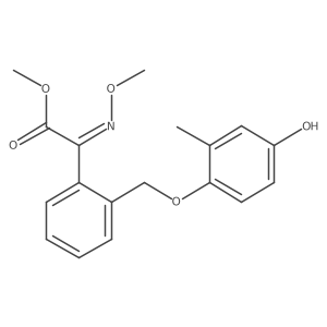 Methyl (E)-2-(2-((4-hydroxy-2-methylphenoxy)methyl)phenyl)-2-(methoxyimino)acetate Structure