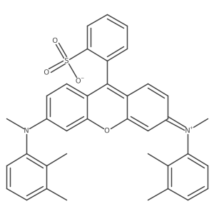 Xanthylium, 3,6-bis[(2,3-dimethylphenyl)methylamino]-9-(2-sulfophenyl)-, inner salt结构式