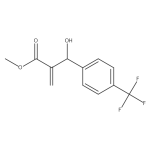 Methyl 2-(hydroxy(4-(trifluoromethyl)phenyl)methyl)acrylate Structure