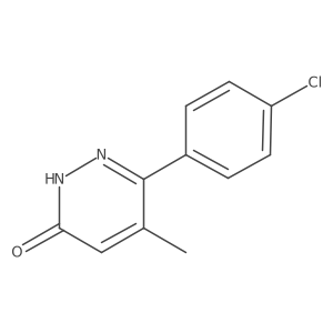 3-(4-chlorophenyl)-4-methyl-1H-pyridazin-6-one Structure