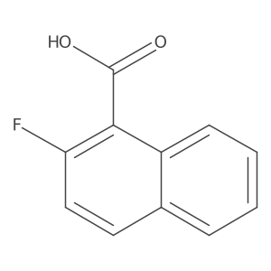 2-Fluoronaphthalene-1-carboxylic acid结构式