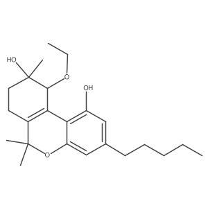 10-ethoxy-6,6,9-trimethyl-3-pentyl-8,10-dihydro-7H-benzo[c]chromene-1,9-diol结构式