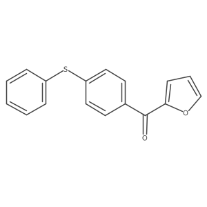 2-Furanyl[4-(phenylthio)phenyl]methanone Structure