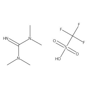 1,1,3,3-Tetramethylguanidine trifluoromethanesulfonate Structure