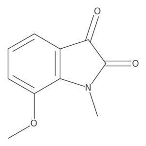 7-methoxy-1-methyl-1H-Indole-2,3-dione Structure