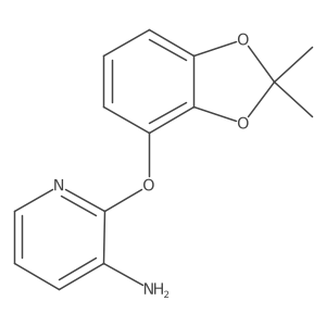 2-[(2,2-Dimethyl-1,3-benzodioxol-4-yl)oxy]-3-pyridinamine Structure