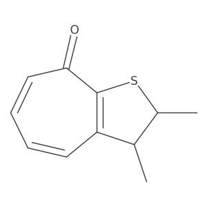 (2S,3R)-2,3-Dimethyl-2,3-dihydro-8H-cyclohepta[b]thiophen-8-one Structure