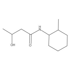 Butanamide, 3-hydroxy-N-(2-methylcyclohexyl)- Structure