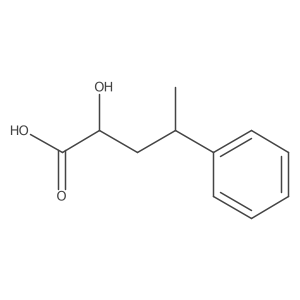2-Hydroxy-4-phenylpentanoic acid结构式