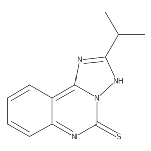 2-Isopropyl-[1,2,4]triazolo[1,5-c]quinazoline-5-thiol结构式