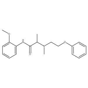 N-(2-methoxyphenyl)-2-[methyl(2-phenoxyethyl)amino]propanamide Structure