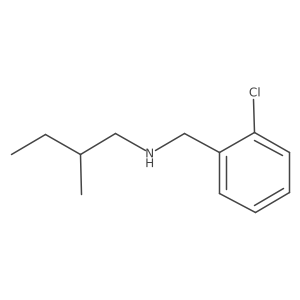 [(2-Chlorophenyl)methyl](2-methylbutyl)amine结构式