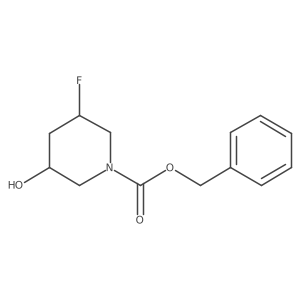 (3R,5R)-benzyl 3-fluoro-5-hydroxypiperidine-1-carboxylate Structure