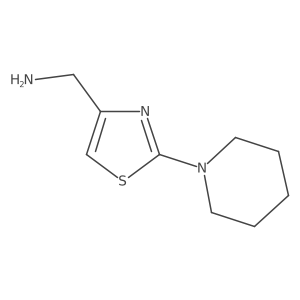 (2-(Piperidin-1-yl)thiazol-4-yl)methanamine Structure