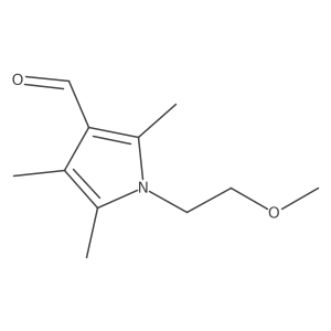 1-(2-methoxyethyl)-2,4,5-trimethyl-1H-pyrrole-3-carbaldehyde Structure