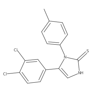 5-(3,4-dichlorophenyl)-1-(p-tolyl)-1H-imidazole-2(3H)-thione Structure