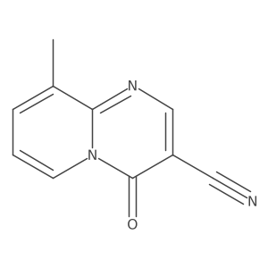 9-Methyl-4-oxo-4H-pyrido[1,2-a]pyrimidine-3-carbonitrile结构式