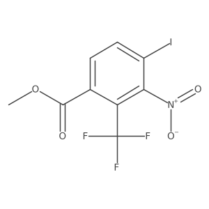 Methyl 4-iodo-3-nitro-2-(trifluoromethyl)benzoate Structure