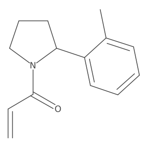 1-[2-(2-Methylphenyl)pyrrolidin-1-yl]prop-2-en-1-one结构式