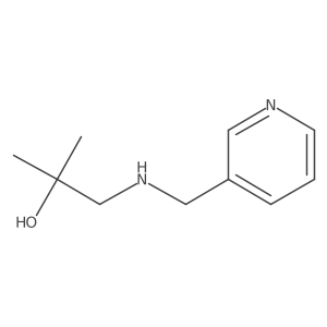 CC(C)(O)CNCc1cccnc1结构式