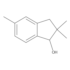 2,3-Dihydro-2,2,5-trimethyl-1H-inden-1-ol结构式