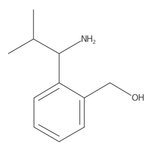 (S)-(2-(1-Amino-2-methylpropyl)phenyl)methanol Structure