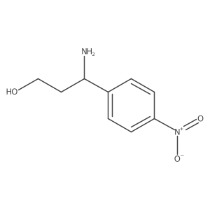 (3r)-3-Amino-3-(4-nitrophenyl)propan-1-ol Structure