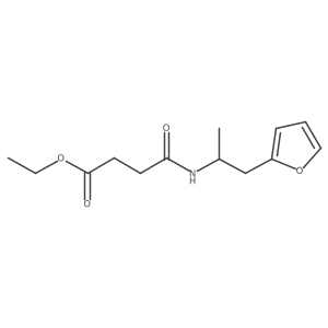 Ethyl 4-((1-(furan-2-yl)propan-2-yl)amino)-4-oxobutanoate Structure