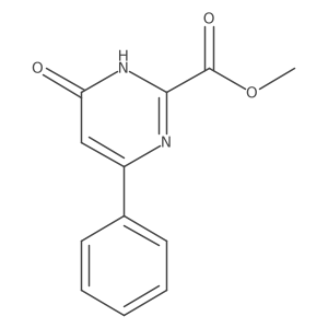 Methyl 1,6-dihydro-6-oxo-4-phenyl-2-pyrimidinecarboxylate Structure