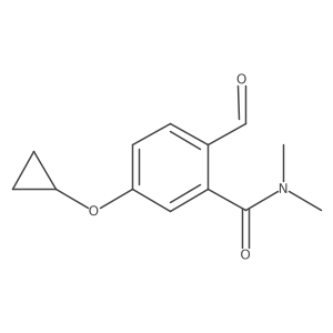 5-Cyclopropoxy-2-formyl-N,N-dimethylbenzamide Structure
