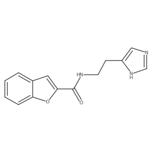 N-[2-(1H-Imidazol-5-yl)ethyl]-2-benzofurancarboxamide Structure