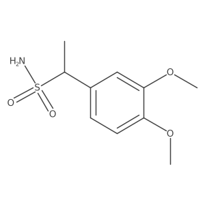 1-(3,4-Dimethoxyphenyl)ethane-1-sulfonamide结构式