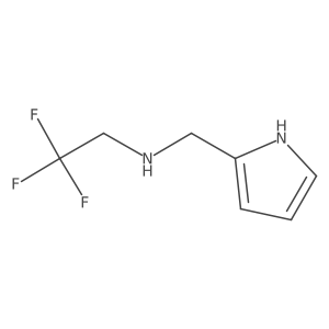 (1H-pyrrol-2-ylmethyl)(2,2,2-trifluoroethyl)amine Structure