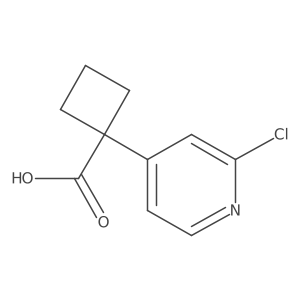1-(2-Chloropyridin-4-YL)cyclobutane-1-carboxylic acid Structure
