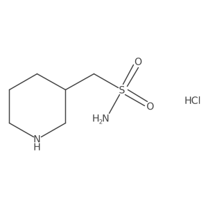 Piperidin-3-ylmethanesulfonamide hydrochloride结构式
