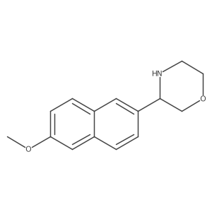 3-(6-Methoxynaphthalen-2-yl)morpholine结构式