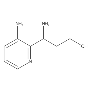 2-Pyridinepropanol, I(3),3-diamino-结构式