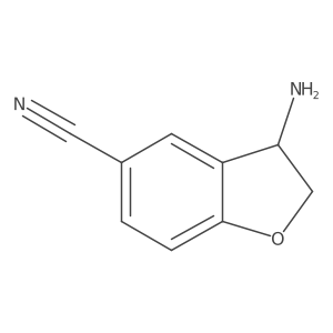 (R)-3-Amino-2,3-dihydrobenzofuran-5-carbonitrile Structure
