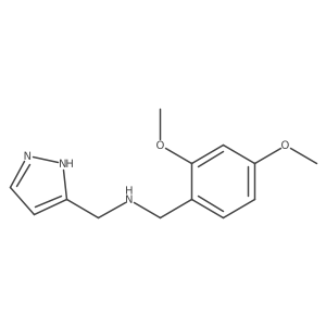 N-((1H-Pyrazol-3-YL)methyl)-1-(2,4-dimethoxyphenyl)methanamine结构式