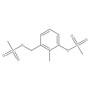 2-Methyl-3-(((methylsulfonyl)oxy)methyl)phenyl methanesulfonate Structure