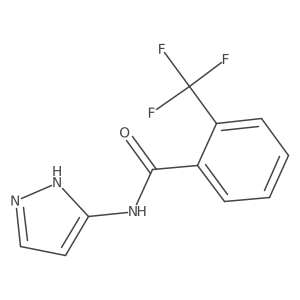N-(1H-Pyrazol-3-yl)-2-(trifluoromethyl)benzamide Structure