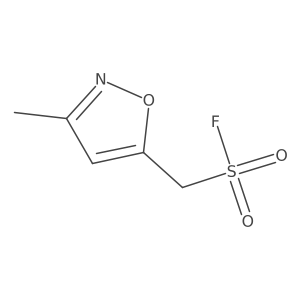 (3-Methyl-1,2-oxazol-5-yl)methanesulfonyl fluoride Structure