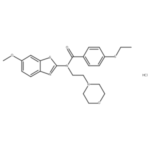 4-(ethylthio)-N-(6-methoxybenzo[d]thiazol-2-yl)-N-(2-morpholinoethyl)benzamide hydrochloride Structure