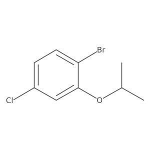 1-Bromo-4-chloro-2-isopropoxybenzene Structure