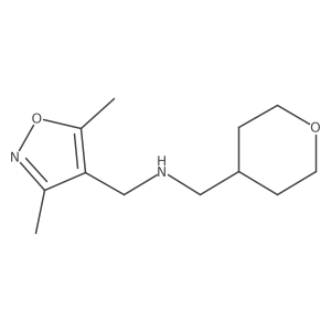 [(Dimethyl-1,2-oxazol-4-yl)methyl][(oxan-4-yl)methyl]amine结构式