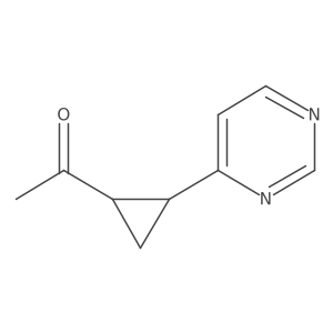 1-(2-(Pyrimidin-4-yl)cyclopropyl)ethan-1-one结构式