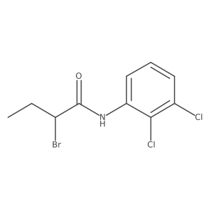 2-Bromo-N-(2,3-dichlorophenyl)butanamide Structure